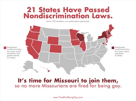 Fired For Being Gay? Poll Says Majority of Missouri Businesses Don't Realize It's Legal