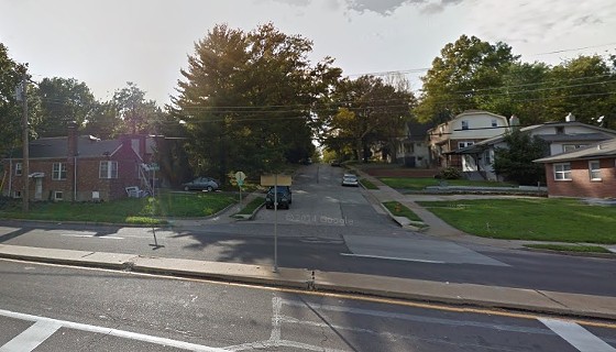The 7400 block of Wayne Avenue near the intersection of North Hanley Road and Midland Boulevard. - GOOGLE MAPS