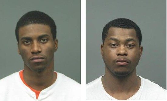 Prosecutors have charged Corey Bracey (left) and Carlos Brown with second-degree murder.