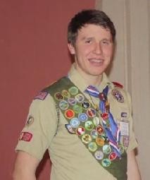 Eric Jones, Eagle Scout and camp counselor, until last Sunday. - image via