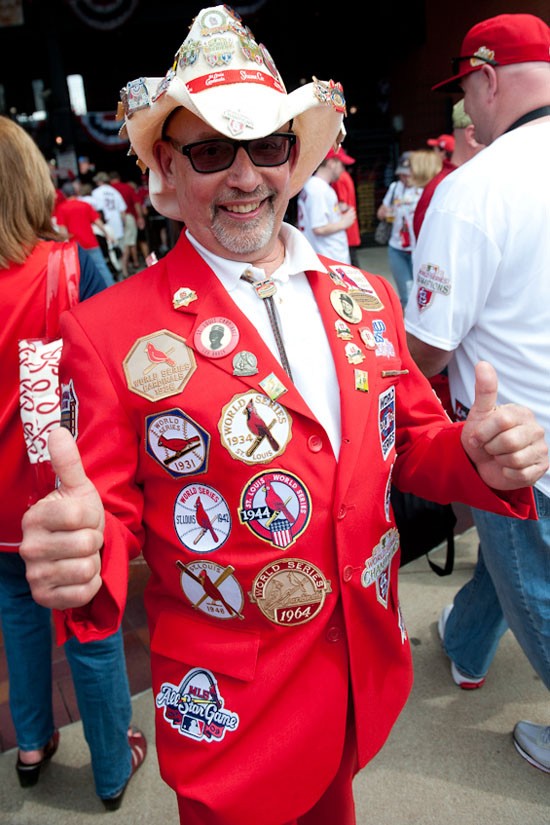 Opening Day: Craziest Hats, Costumes of Cardinals Fans at Busch Stadium (PHOTOS)