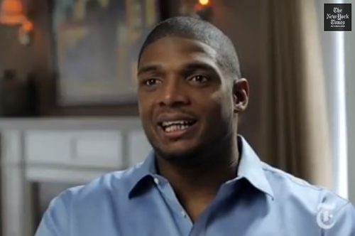 Michael Sam tells the New York Times he's gay in his first public interview about his sexuality. - New York Times/YouTube