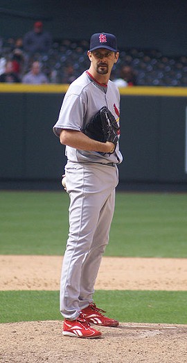 Trever Miller has been a mainstay for the Cardinals in recent years, but his 2011 performance is not encouraging. - commons.wikimedia.org