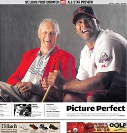 An All-Star Game cover of the Post-Dispatch now for sale on stltoday.com for $19.95.