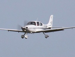 A small Cirrus SR-22 plane like this crashed early morning. - via Wikimedia Commons