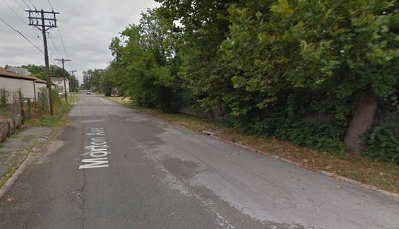 Thomas Allen Jr., drove down this road for two blocks until a Wellston police officer fired three shots at him from inside the car, according to St. Louis County police. - Google Maps