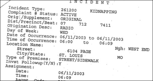 Vanishing Act: View Police Documents About the Disappearance of Christian Ferguson