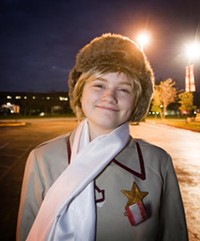 Russia from Hetalia, embodied by Elise Z. See? Yaoi's totally harmless! - Jennifer Silverberg