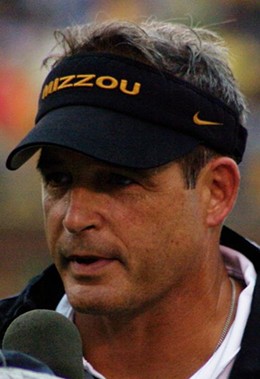 Gary Pinkel has to be pleased with the state of his team at midseason. - commons.wikimedia.org