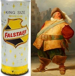 Drink Falstaff and be jolly! - www.taverntrove.com | wikimedia.org