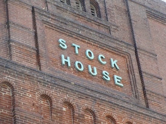 The still existing Stock House sign at Plant No. 10.