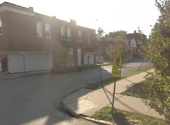 The 4400 block of Farlin as viewed from Newstead Avenue.