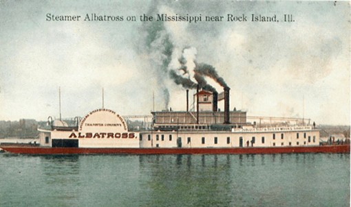 A postcard of the "Albatross" that became the "Admiral". - www.usgennet.org/usa/mo/county/stlouis/admiral.htm