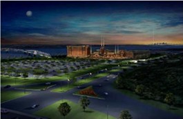 A rendering of Casino Celebration at I-270 and Riverview.