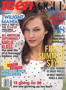 Karlie Kloss on Teen Vogue Cover, Bakes Cookies and Makes Snow Angels