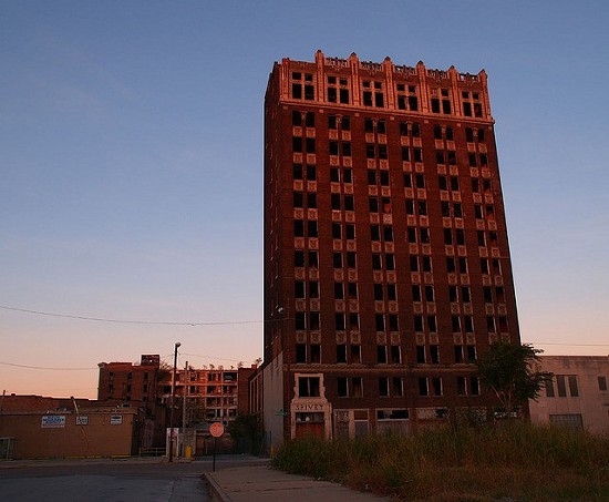 The Spivey Building in downtown East St. Louis. - Christina Rutz via Flickr