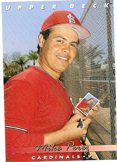 Baseball Card of the Week: Mike Perez Can Bend Time