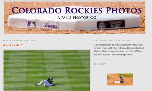Rockies vs. Cardinals 9/27/09: The Photographer Who Caught the Catch That Probably Wasn't