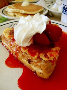 Skip the freezer aisle and go straight to the source for the real deal -- IHOP's stuffed French toast. - ETTIE BERNEKING