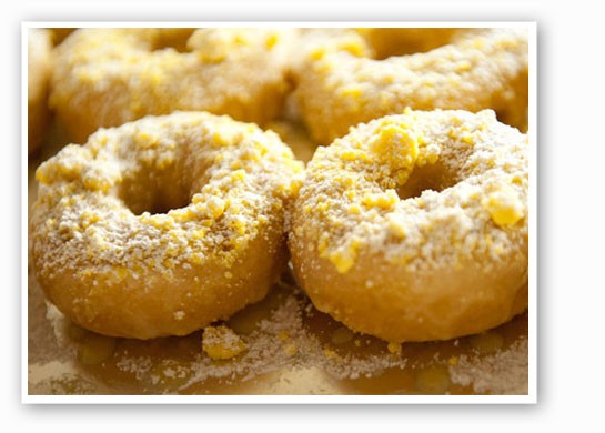 &nbsp;&nbsp;&nbsp;&nbsp;&nbsp;&nbsp;&nbsp;The gooey butter doughnut at Strange Donuts. | Jon Gitchoff