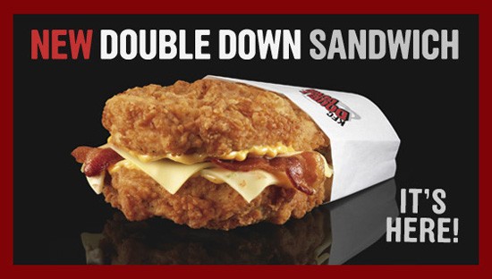 The house always wins with KFC's Double Down. - via kfc.com