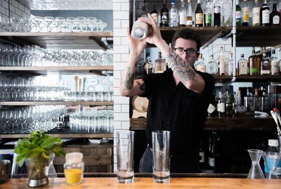 It's happy hour all night at the Libertine as chef Josh Galliano cooks at the James Beard House in NYC. | Jennifer Silverberg