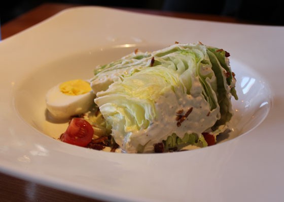 The wedge salad. | Nancy Stiles