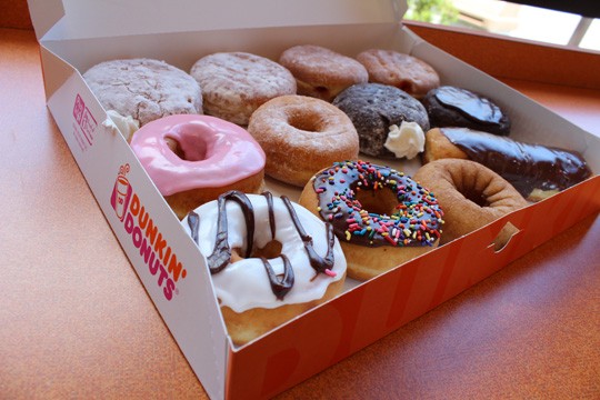 An assorted dozen from Dunkin' Donuts - MABEL SUEN