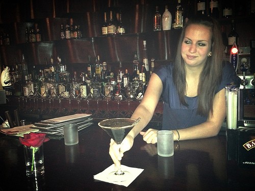 Therina presents the Mexican Chocolate martini. - Jaime Lees