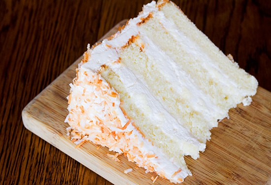 The coconut cake at Russell's on Macklind. | Photos by Mabel Suen