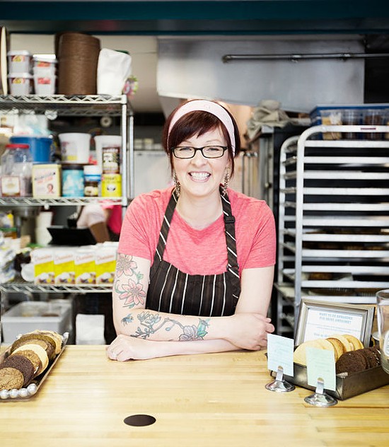 Christy Augustin of Pint Size Bakery. | Jennifer Silverberg