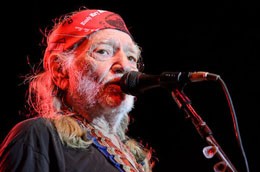 Willie Nelson at his Country Throwdown in Sparta, Illinois. - Todd Owyoung