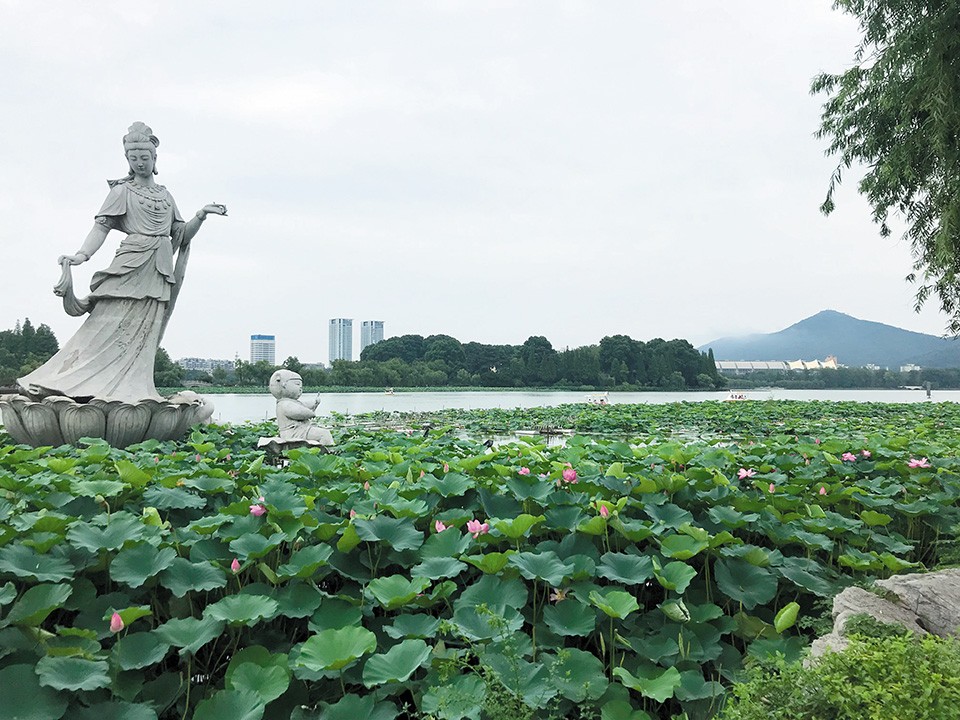 Xuanwu Lake Park, a city park and green space in the downtown of Nanijng. - RYAN KRULL