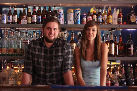 Joshua Timbrook and Jodie Whitworth, co-owners of the Heavy Anchor. - RFT Photo