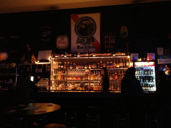 The bar at the Heavy Anchor. - Caillin Murray