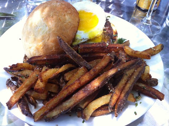 Guess Where I'm Eating this Burger and Fries and Win a Gift Certificate to the Pasta House Co. [Updated with Winner]!