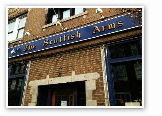 &nbsp;&nbsp;&nbsp;&nbsp;&nbsp;&nbsp;&nbsp; Welcome to The Scottish Arms. | Caillin Murray
