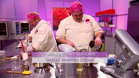 Chefs Casey Shiller and Dana Holland hard at work on Cupcake Wars | Food Network