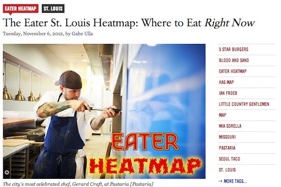 Eater "Heat Maps" St. Louis