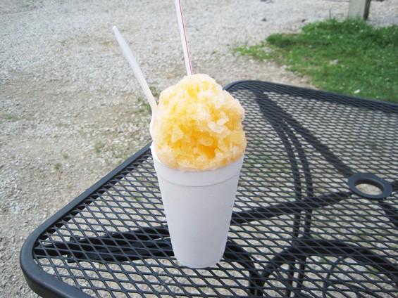 Dreamsicle is as close to pig's bladder as you can find at Murray's. - Dr. Freeze