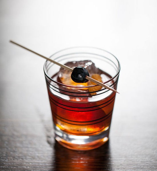 An Old-Fashioned from the Blood & Sand bar - Jennifer Silverberg