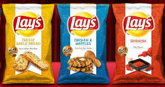 One of these new potato chip flavors will become a Lay's regular. - Image via