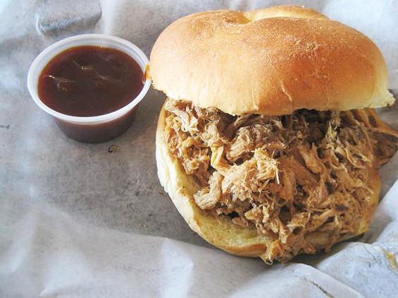 Guess Where I'm Eating This Pulled Pork and Win an Illuminating Prize [Updated with Clues Winner!]