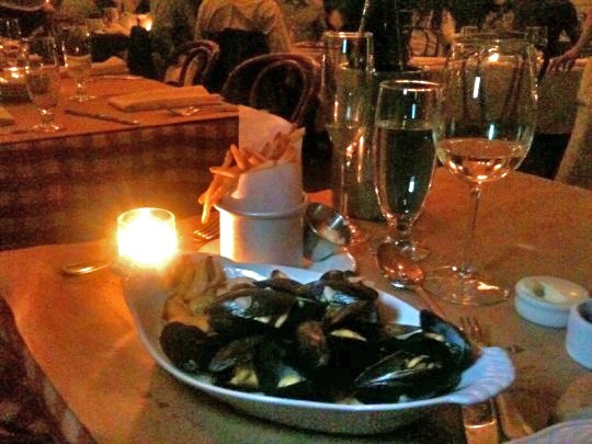 The lighting in Brasserie by Niche isn't conducive to great photos -- but believe us when we say the kitchen is highly conducive to good mussels.