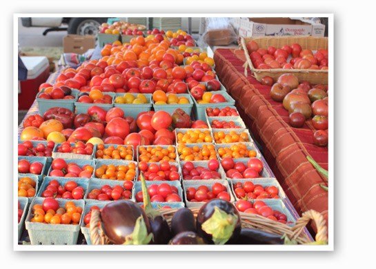 &nbsp;&nbsp;&nbsp;&nbsp;&nbsp;&nbsp;&nbsp;The endless display of tomatoes makes us think that summer can go on forever. | Cheryl Baehr