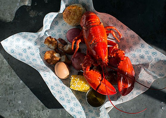 Maine lobster boil. - Jennifer Silverberg
