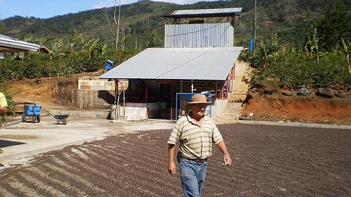 Owner Hector Bonilla at Micro-Mill Don Mayo, Costa Rica - Photo courtesy Tyler Zimmer