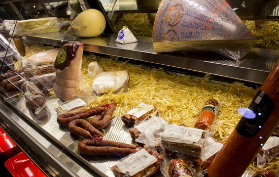 Some meats and cheeses available at the deli counter. - Mabel Suen