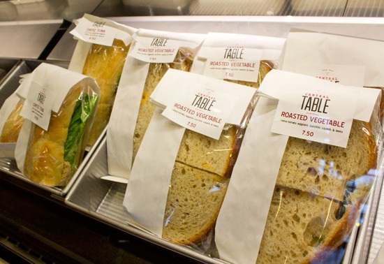 Don't have enough time to dine in? Grab and go from a selection of premade sandwiches. - Mabel Suen