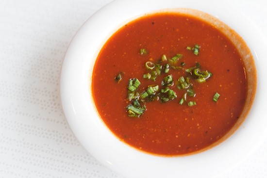Vegan tomato soup.